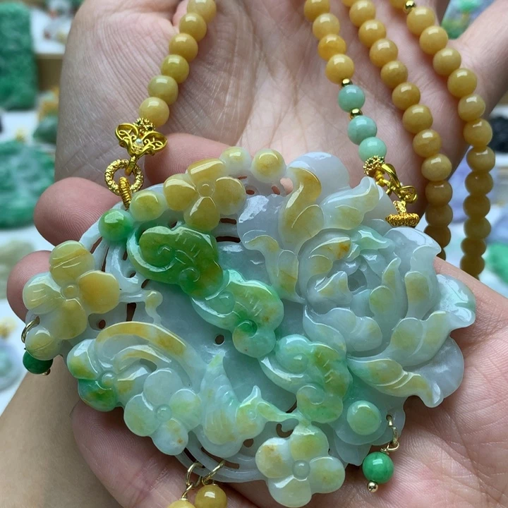 颈饰未镶嵌翡翠翡翠