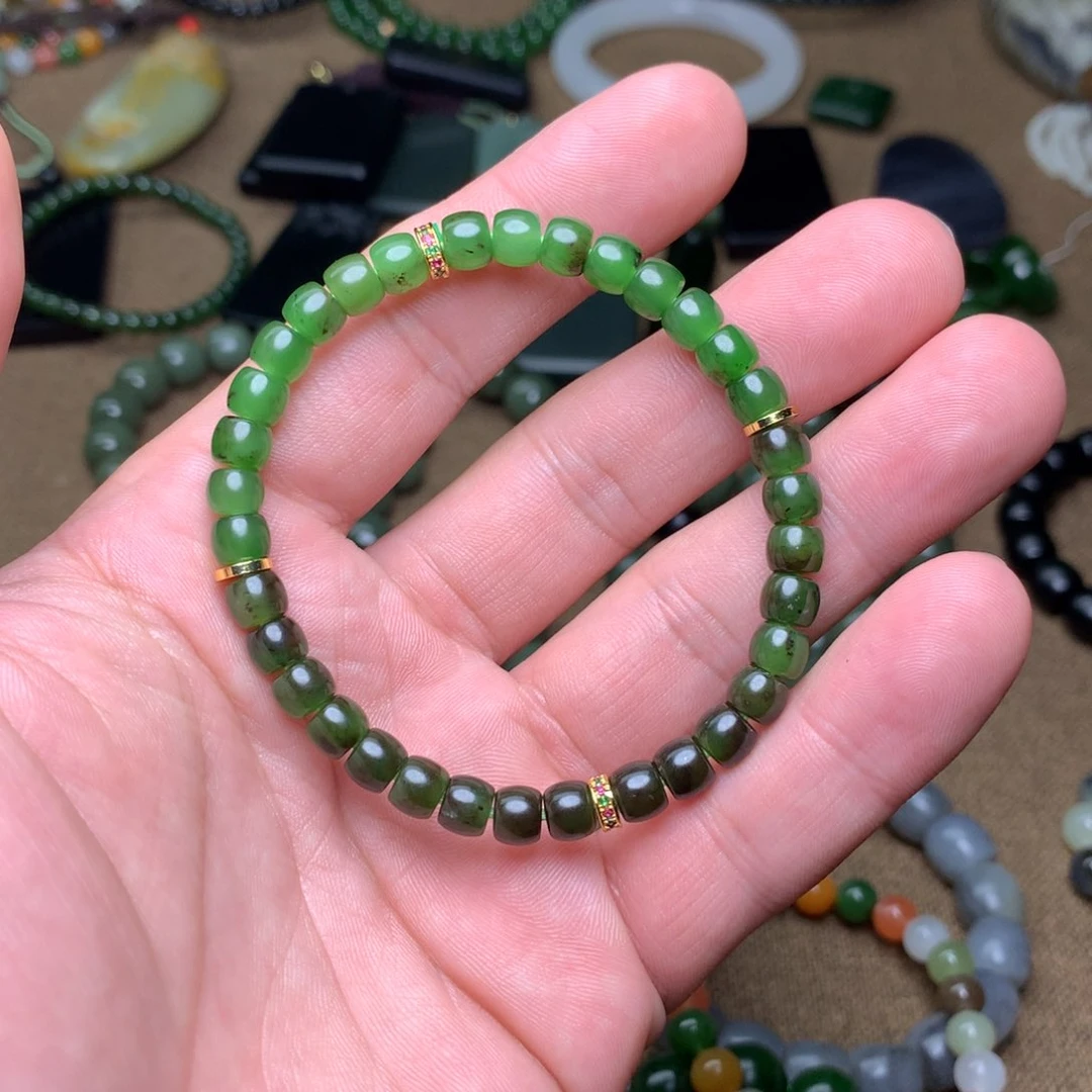 手链未镶嵌和田玉玉*玉