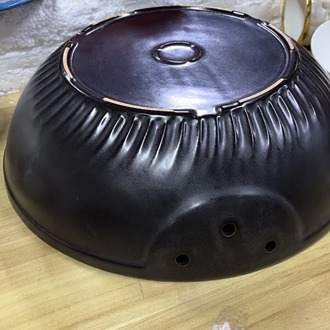 微瑕，明火，口径32，高度6没有把手