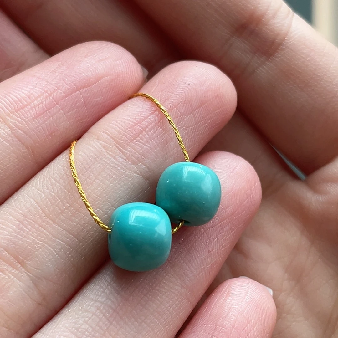 绿松石未镶嵌颈饰