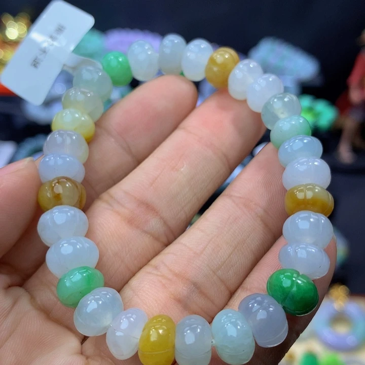 未镶嵌手链翡翠翡翠 9+