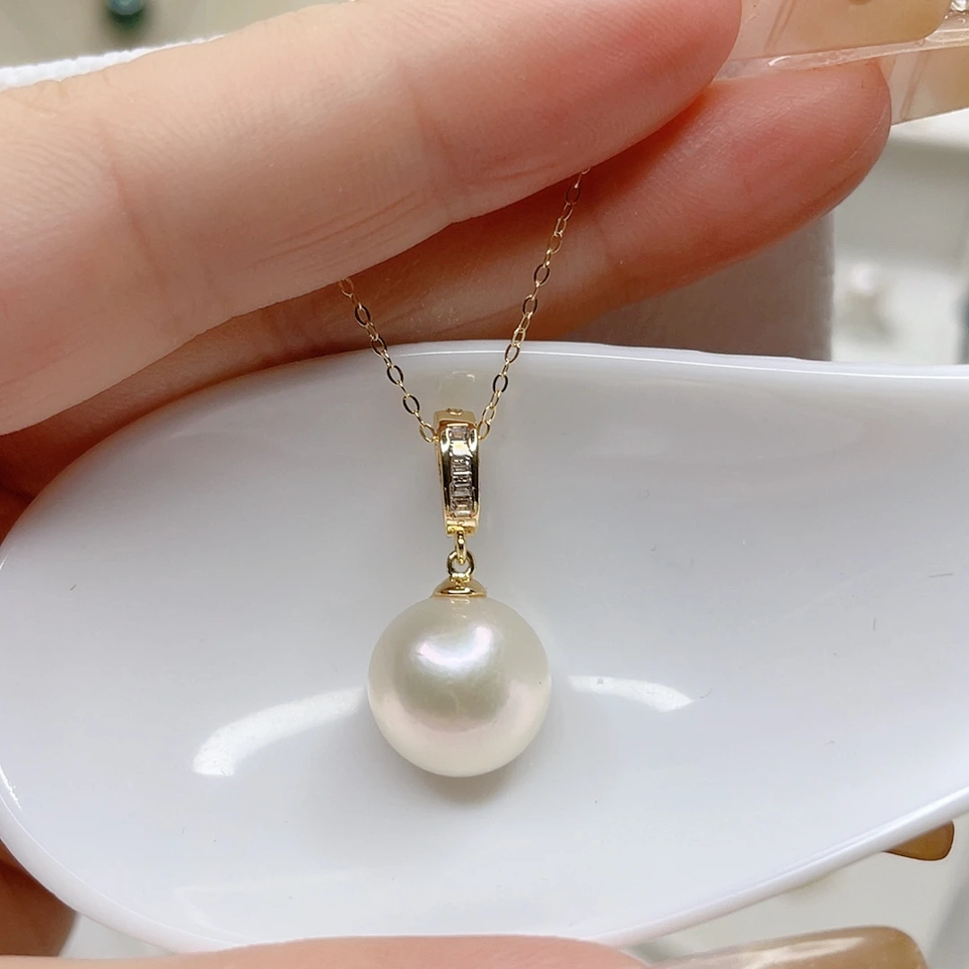 合金淡水珍珠颈饰