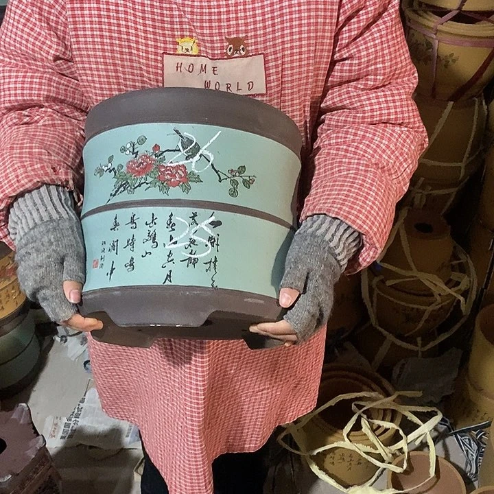 紫砂花盆紫砂花盆