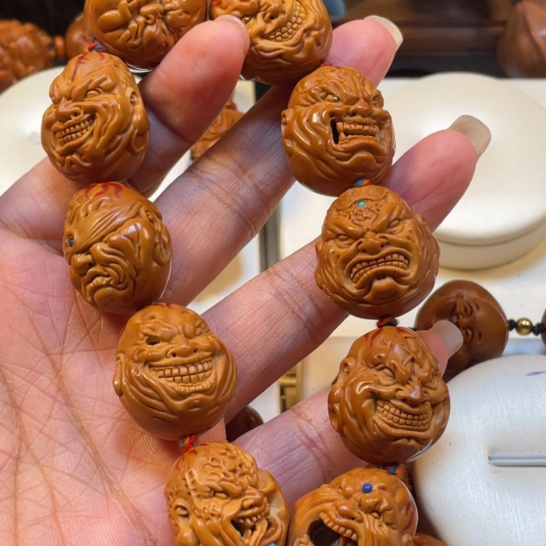 火焰恶僧橄榄核手串
