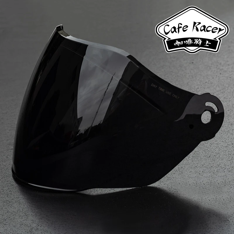 法赛德咖啡骑士摩托车头盔FS-760专用原厂镜片高清防晒黑茶镀银