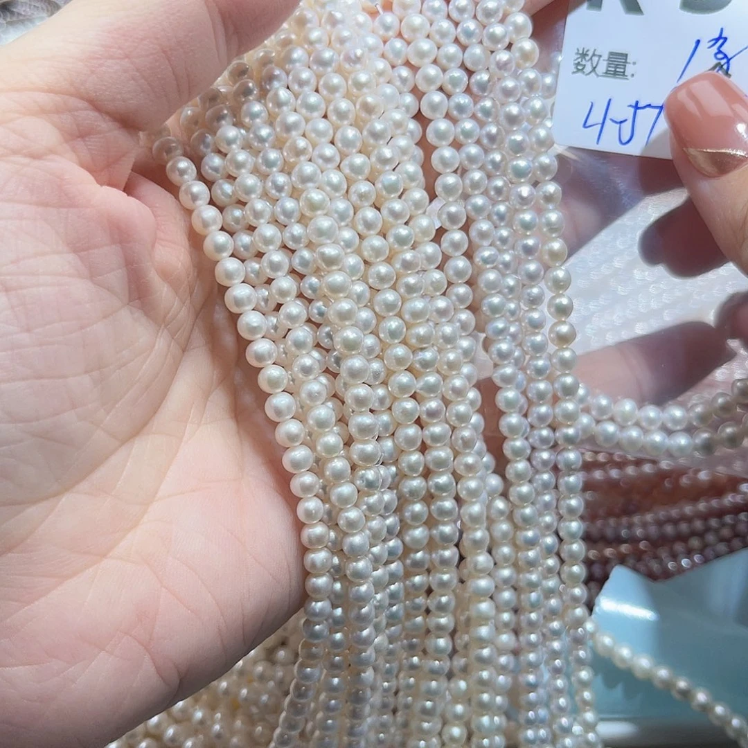 珠宝奇石未镶嵌淡水珍珠K5。