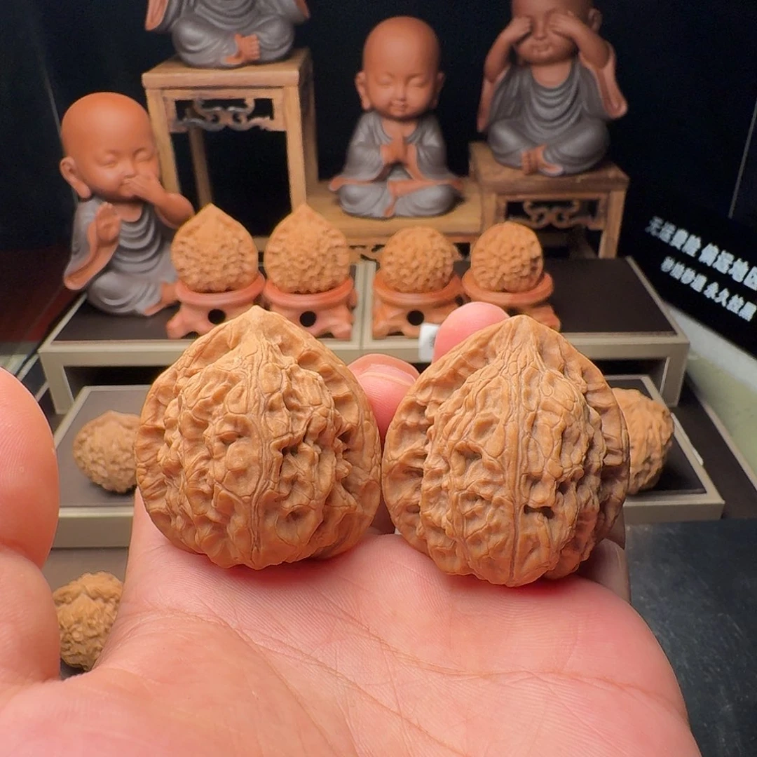 文玩核桃吊坠玄武42全品白茬