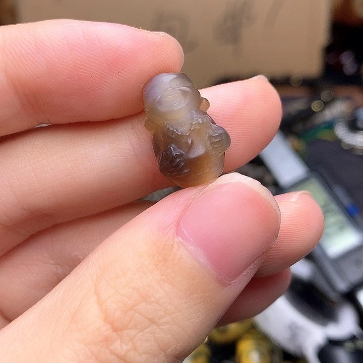 玛瑙/玉髓单珠未镶嵌