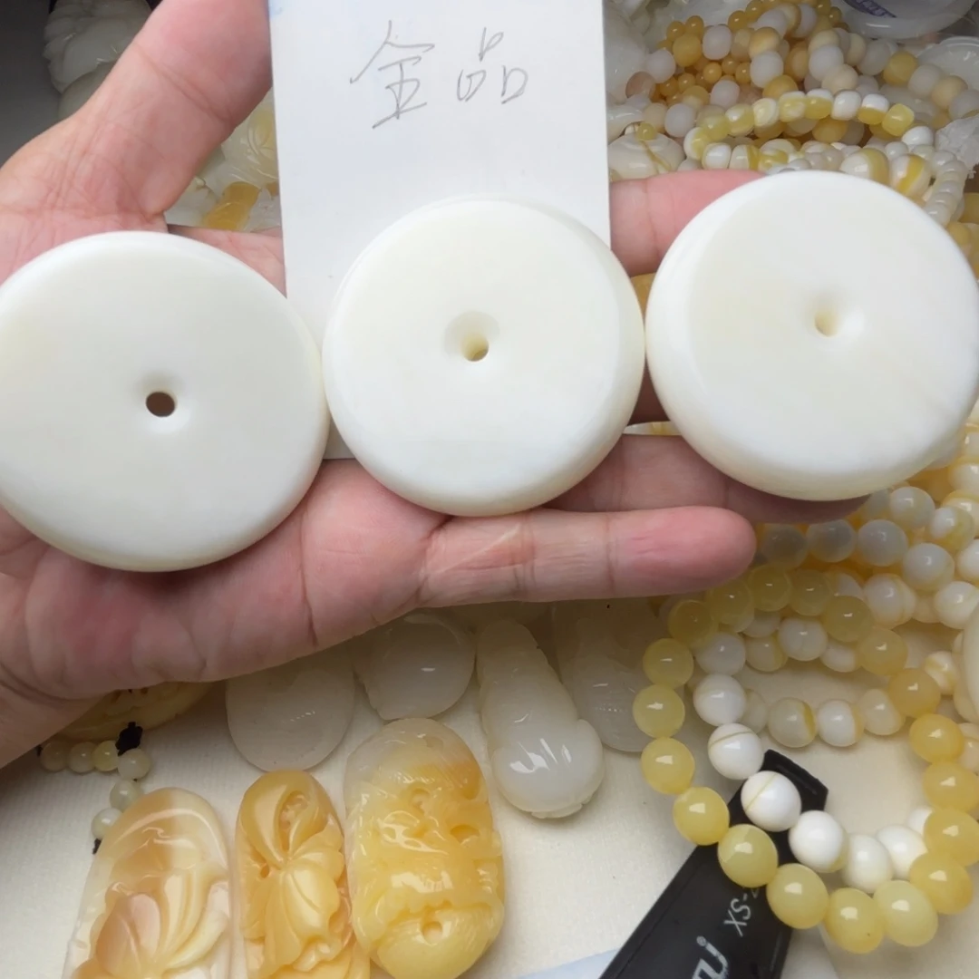 贝壳非金属全品玉化平安扣