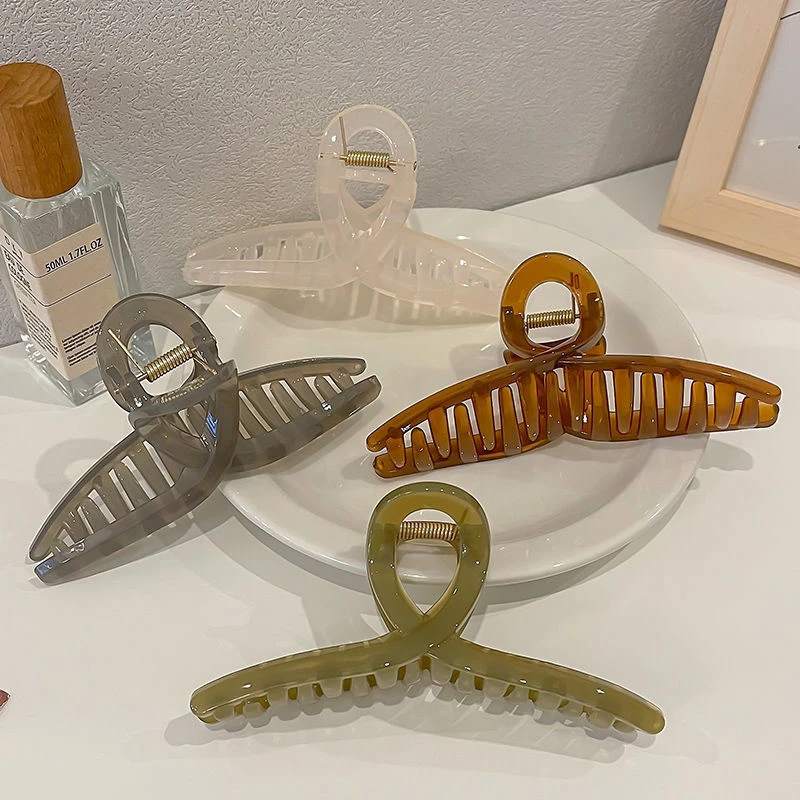 韩国ins夏季高级感发夹盘发抓夹发量多大号鲨鱼夹女头饰夹子发饰