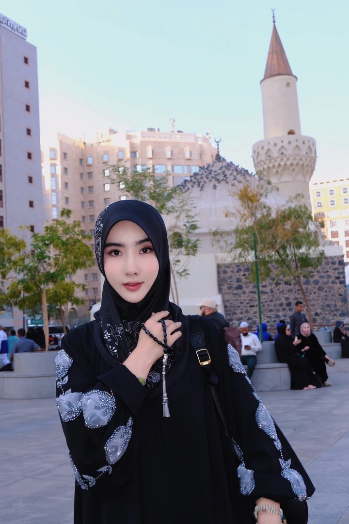 姮德娜 HENGDENA 头巾 轻奢套头巾 回族头巾 HN25036