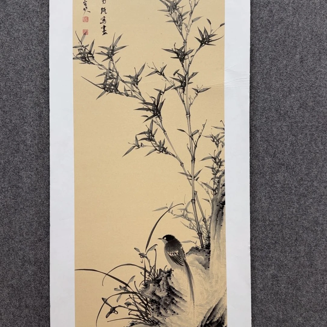 国画写竹人老师手绘作品