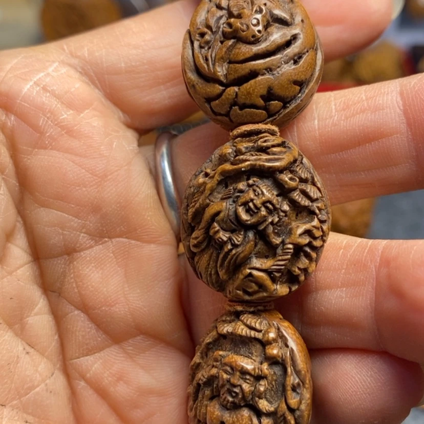 【闪购商品】手串/手链核桃猴*桃核雕刻