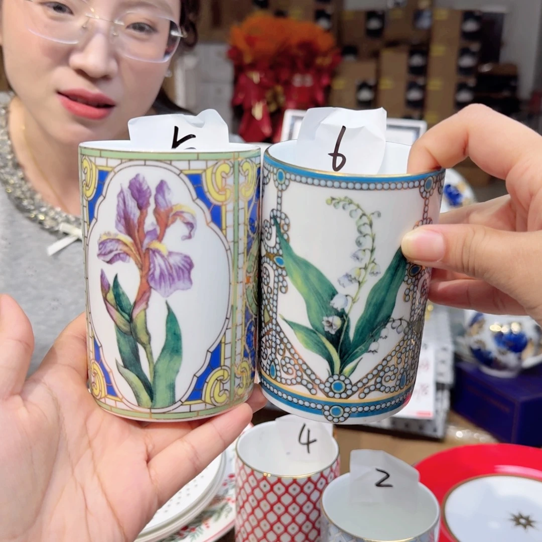 c***8骨瓷马克杯370ml2个外贸骨瓷