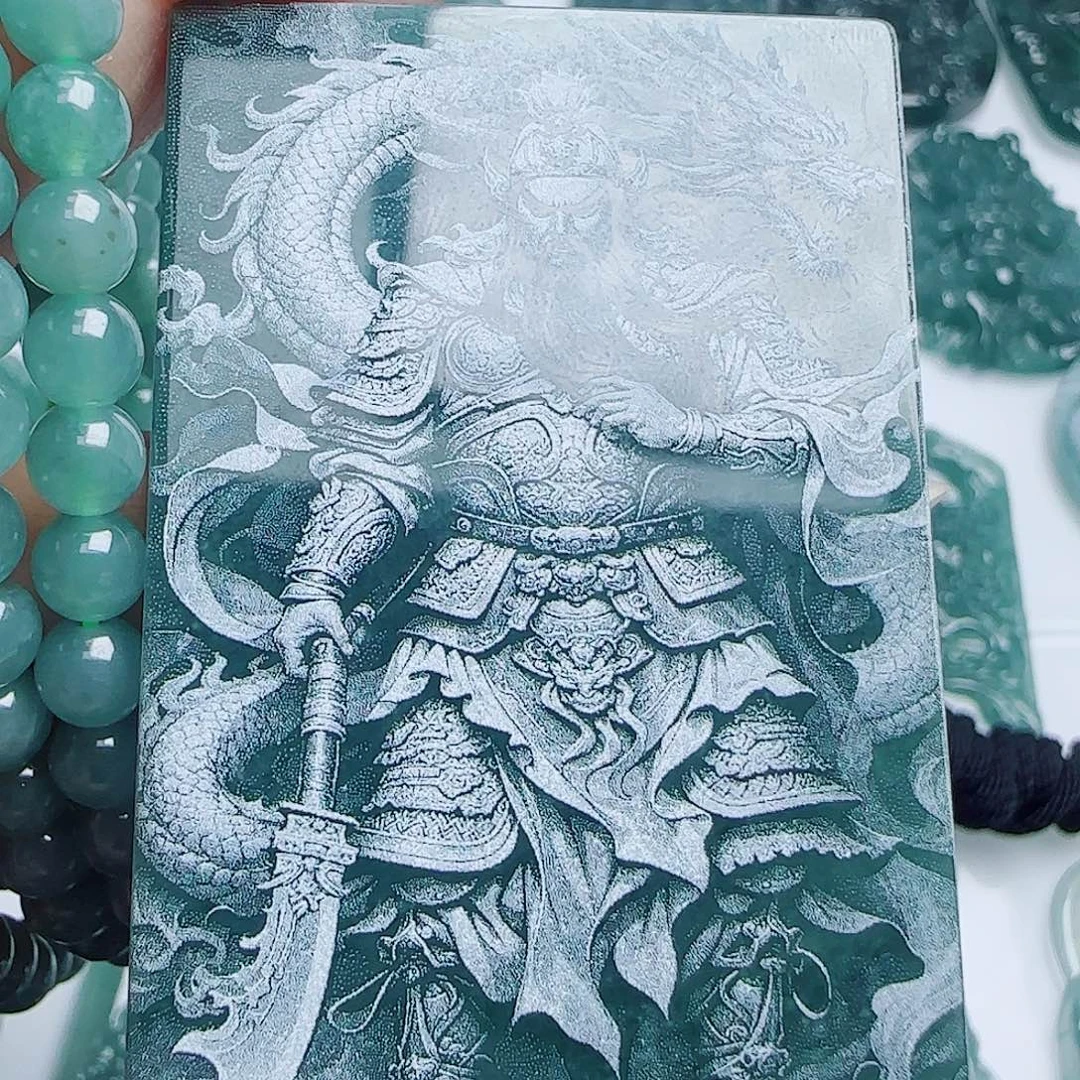 翡翠未镶嵌毛衣链8888