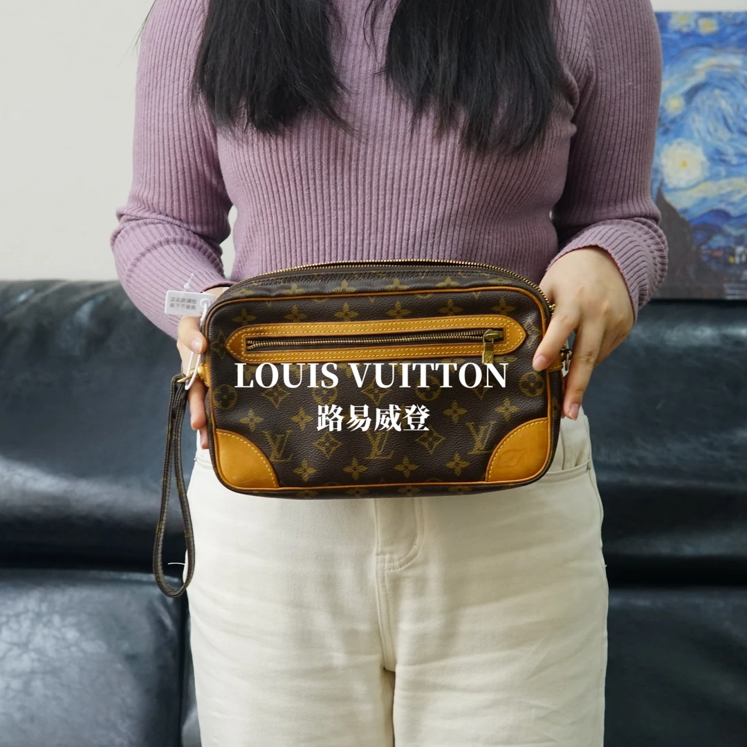 95新 LouisVuitton/路易威登 LV/手拿开口笑脸/KH10118233/8233