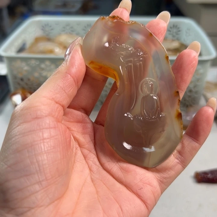 玛瑙/玉髓吊坠(不含链)未镶嵌