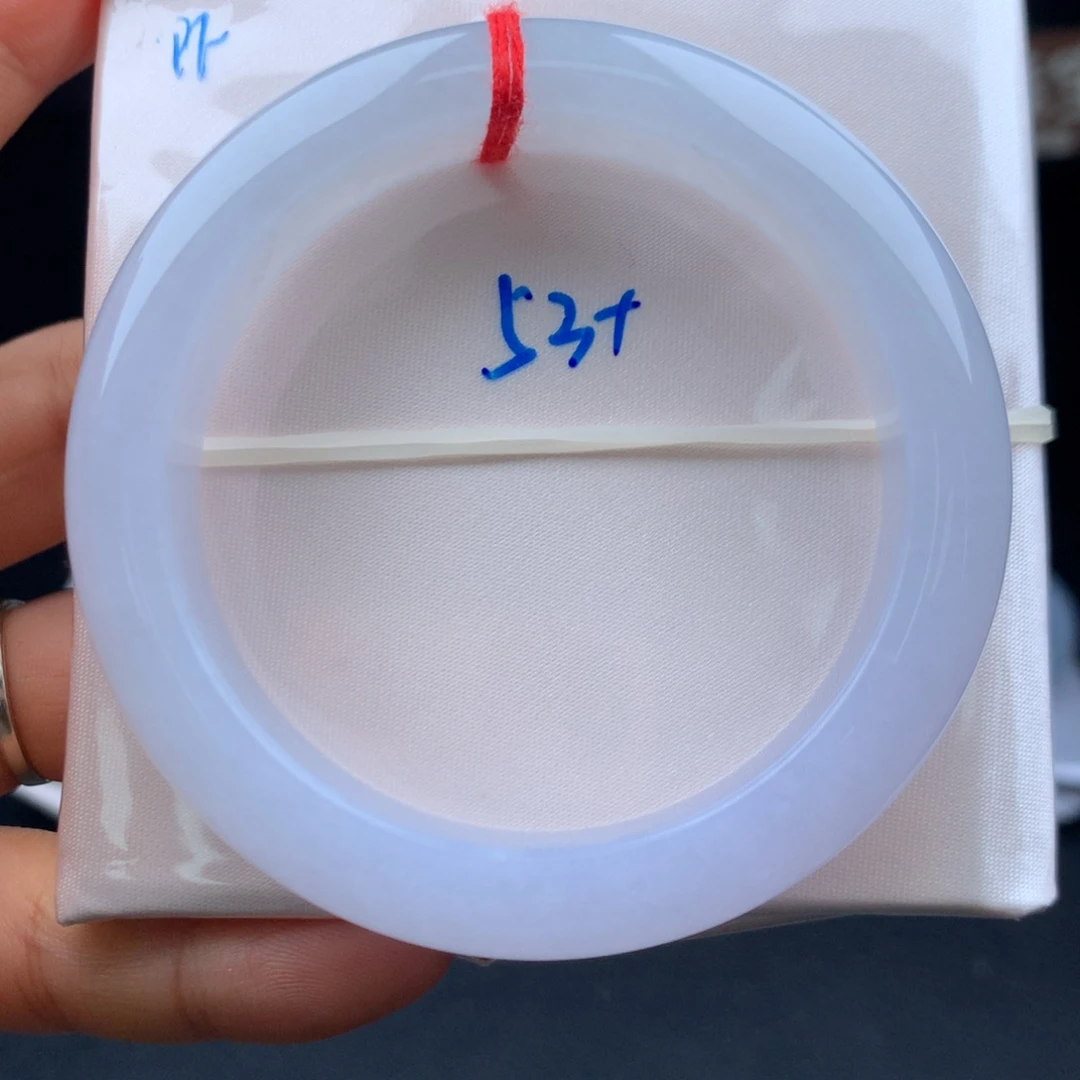 翡翠手镯未镶嵌冰粉紫