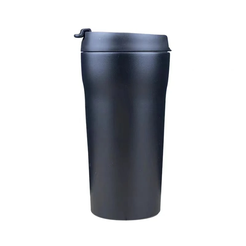 【言言分享】北欧黑色粉色咖啡保温杯小巧便携办公室水杯