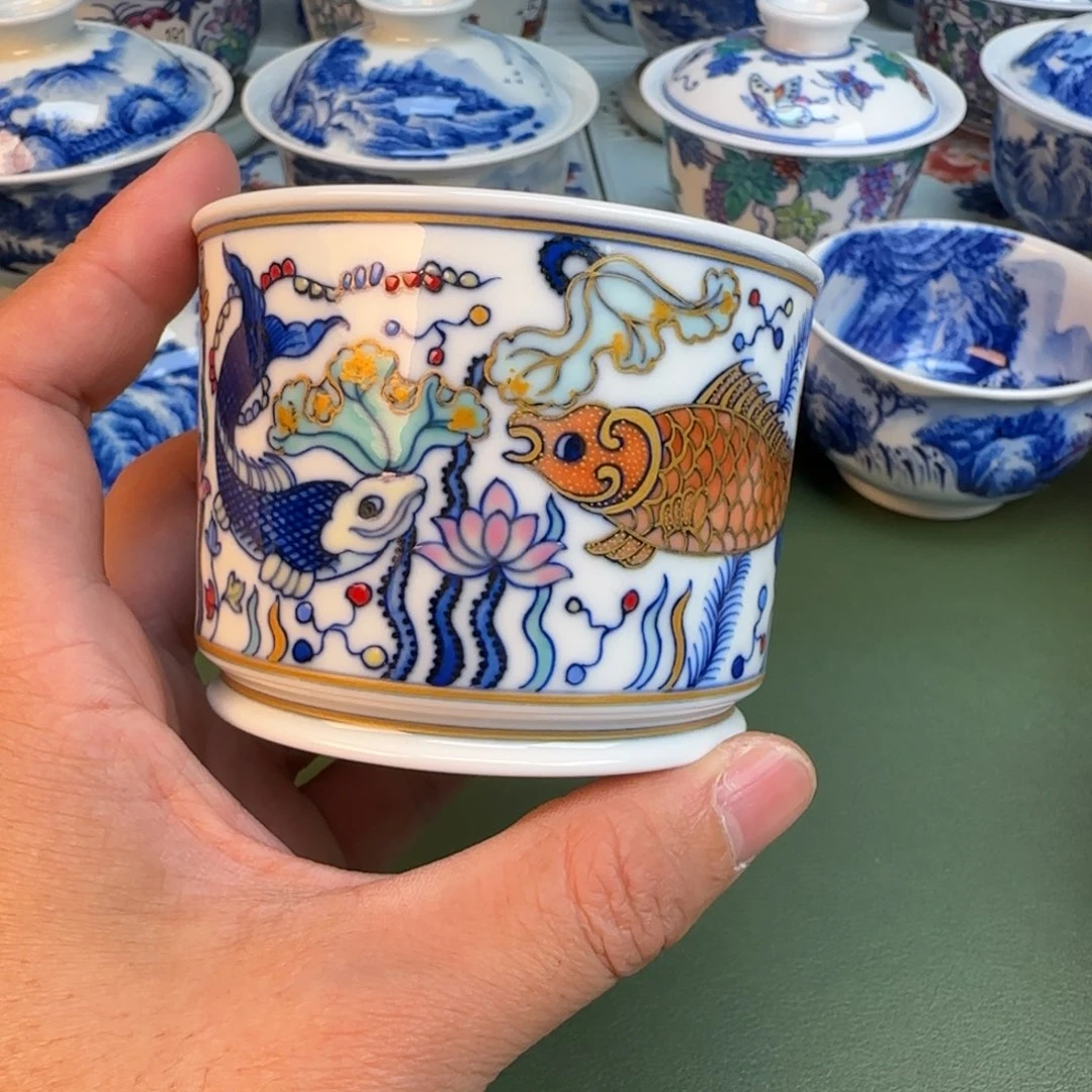 陶纯手工纯手绘茶具