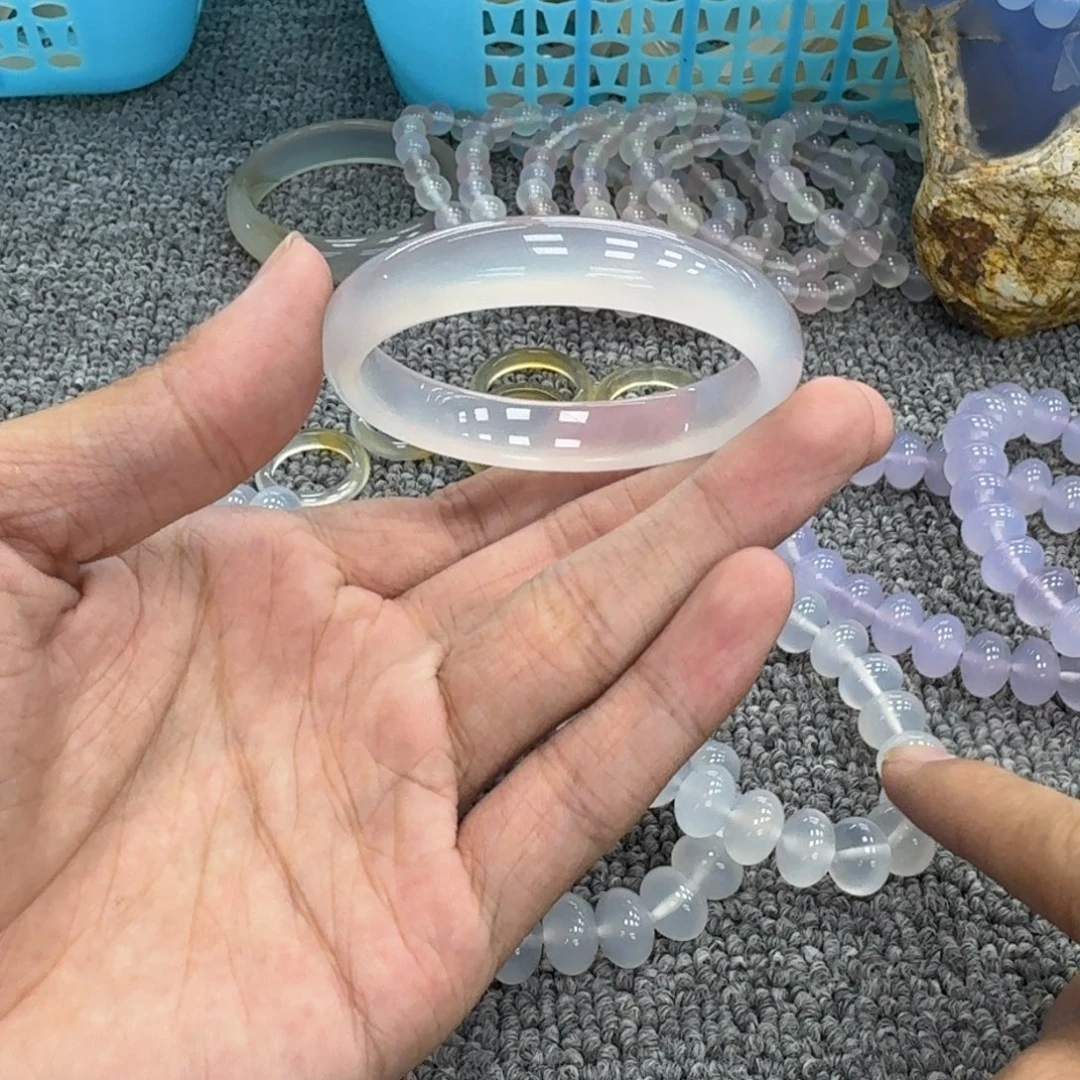 知***.玛瑙/玉髓未镶嵌手镯07