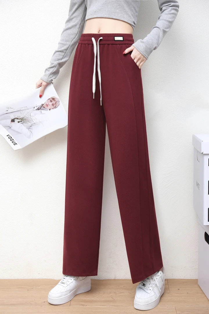 【新款上市】春秋新款！高定轻奢！菠萝纹百搭时尚 休闲直筒裤T520