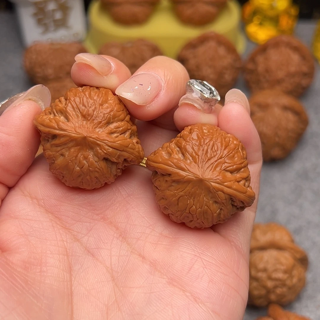 把件文玩核桃毕业精品精配手捻款铁锤妹妹33.5全品