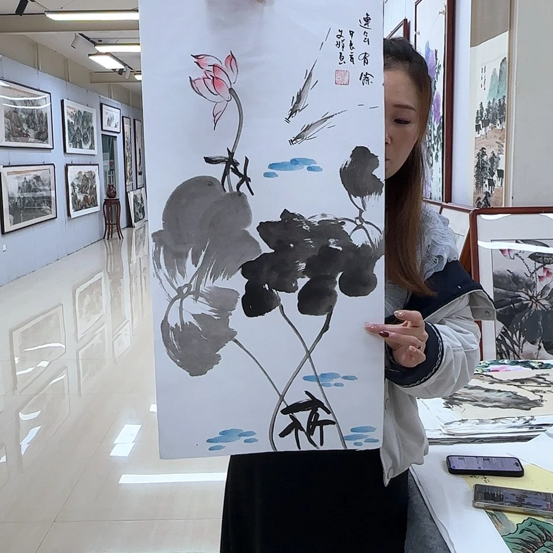 国画国画作品多次