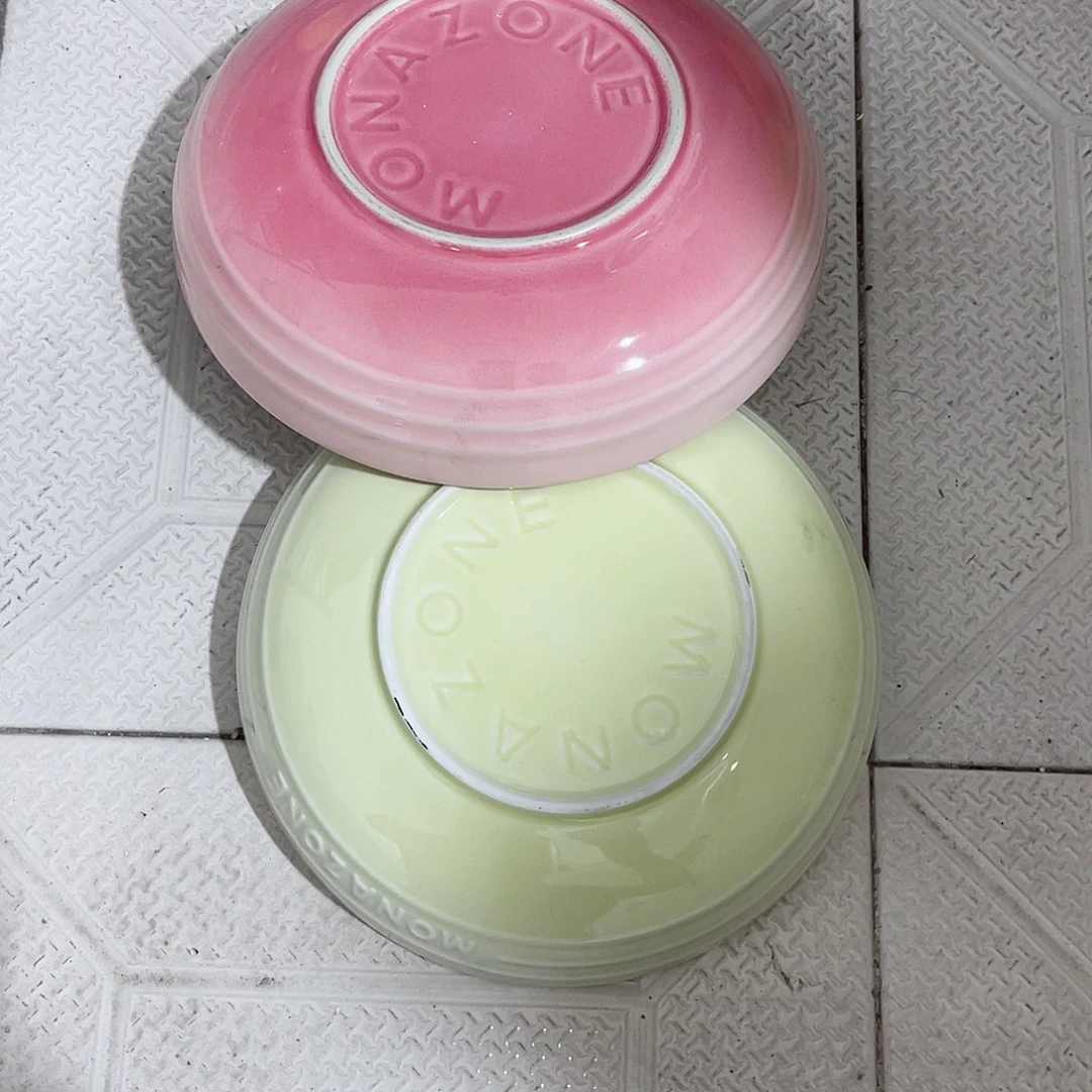 瓷微瑕陶瓷餐具家用 三个装