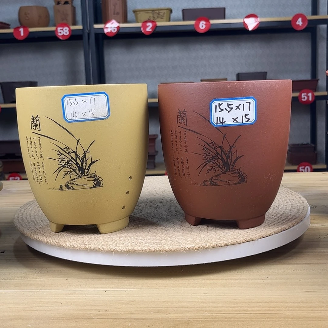 紫砂花盆紫砂花盆