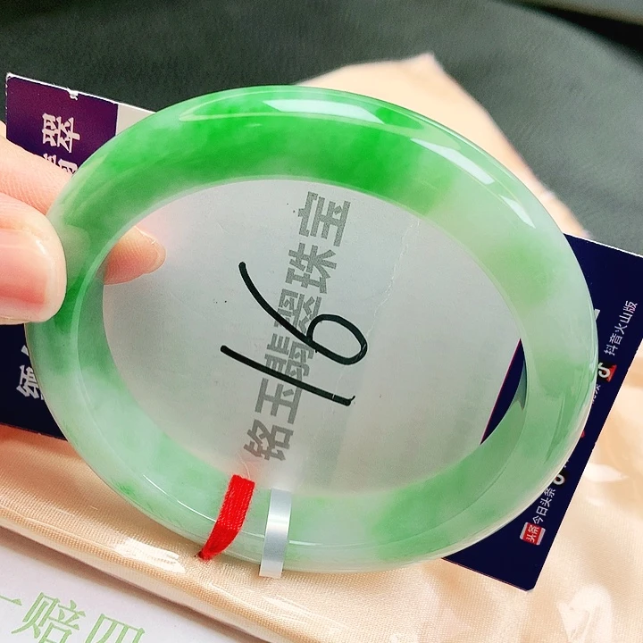 翡翠未镶嵌手镯缅甸天然a货翡翠手镯