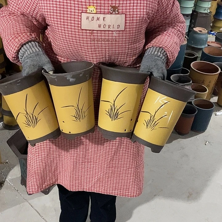 紫砂花盆紫砂花盆