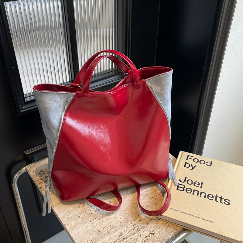 包包女2025新款唯美个性单肩包休闲布包上课通勤托特包简约0263