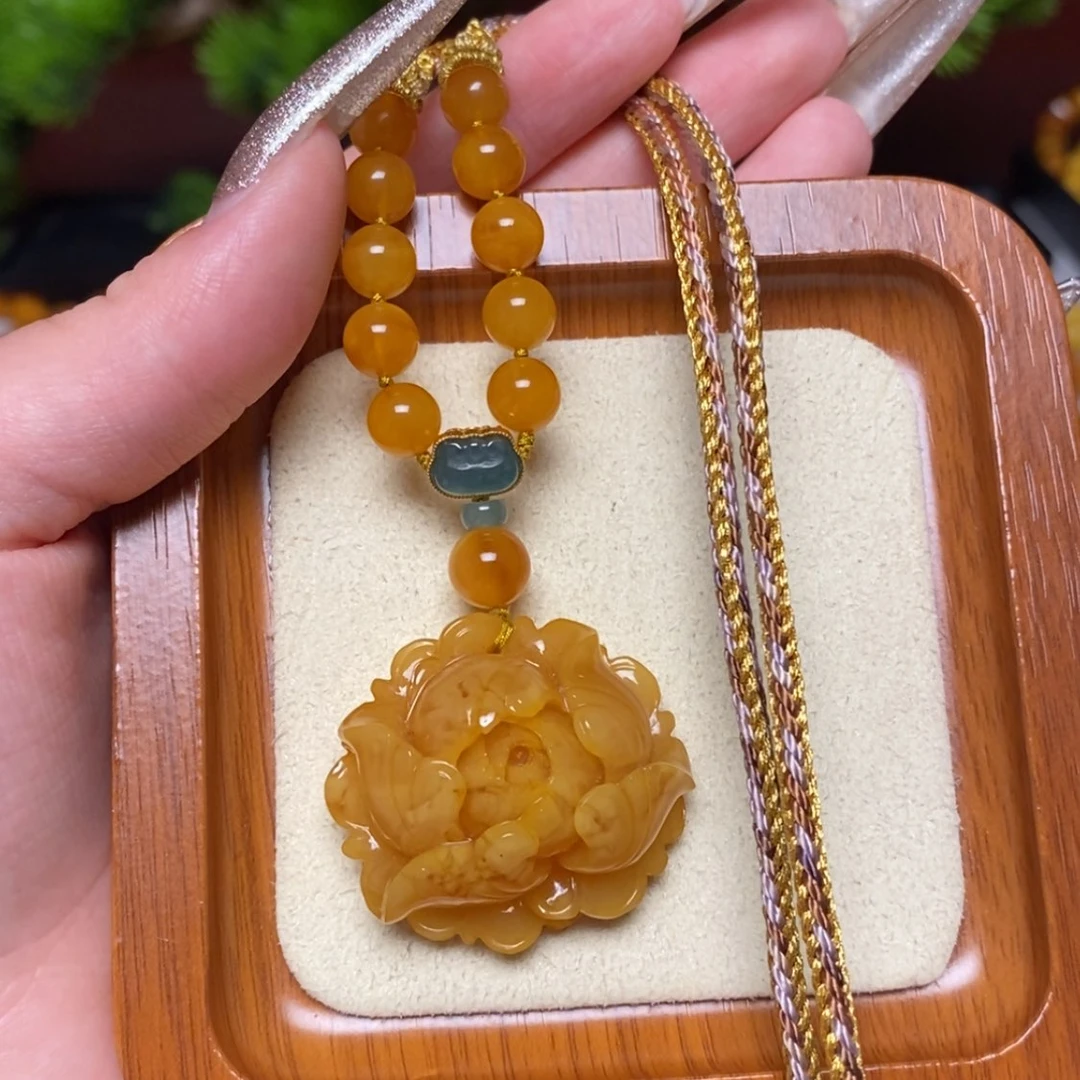 【闪购商品】未镶嵌颈饰蜜蜡项链