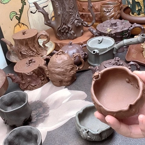 茶壶紫砂王*涵全手工制作的手工制作