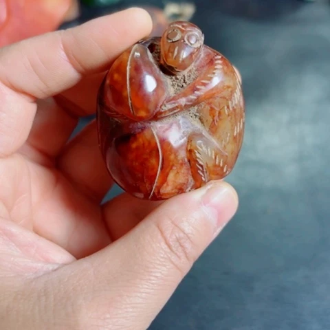 白玉菩提把件一个一个