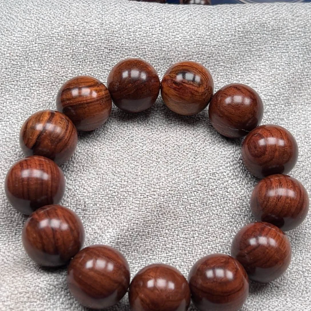 黄花梨/降香黄檀手串18老油梨