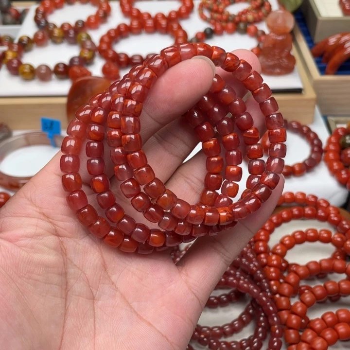 南红玛瑙未镶嵌手串