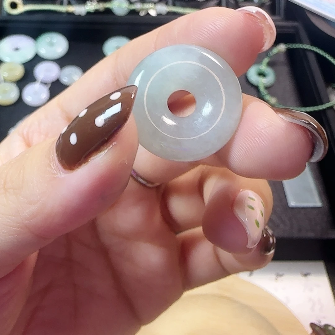 翡翠散珠翡翠平安扣