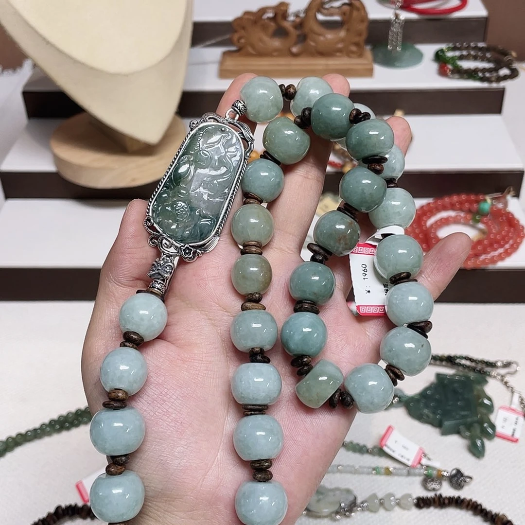 足银925银镶嵌项链