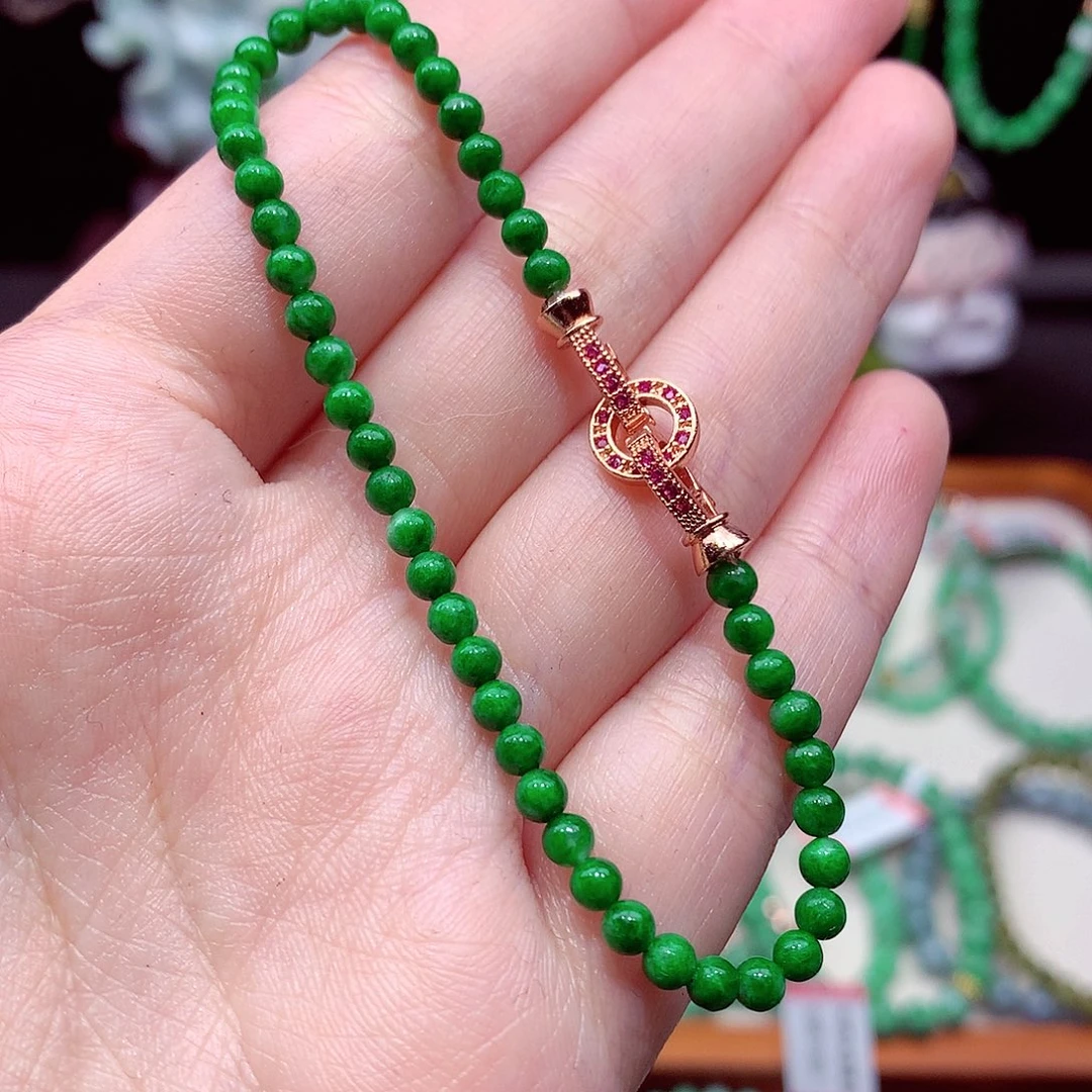 未镶嵌手链翡翠翡翠