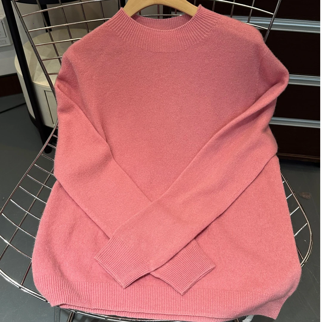 秋冬女款圆领毛衣-Y004