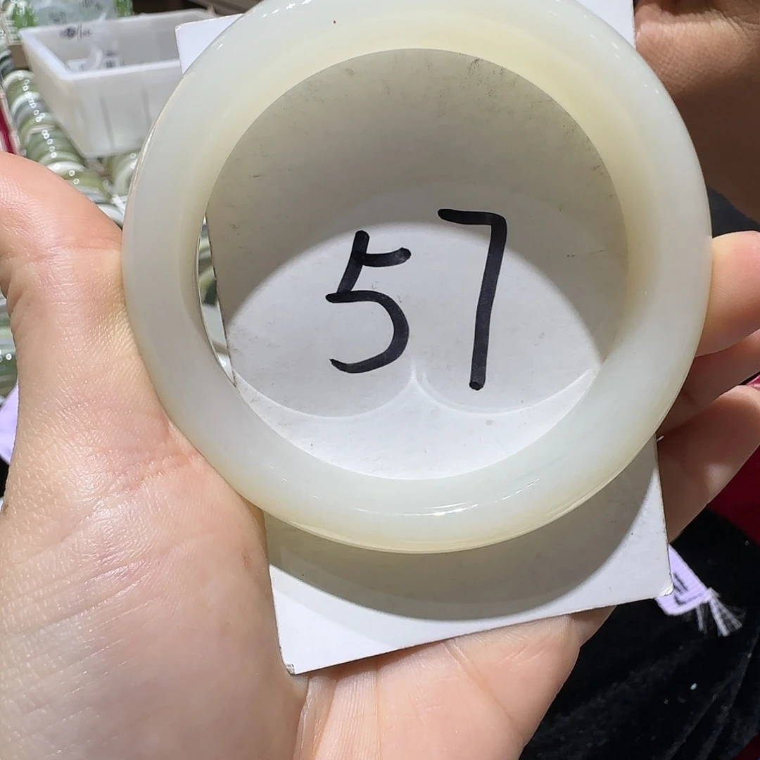 和田玉未镶嵌手镯687