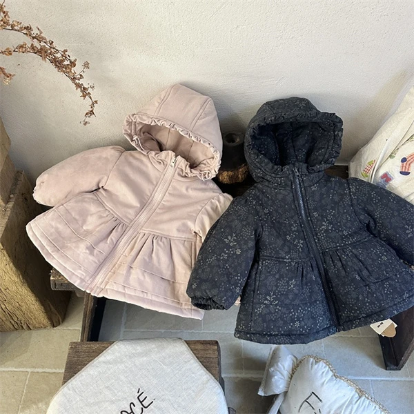 麻穗·25冬~连帽拉链外套21016（童装汉服）粉色