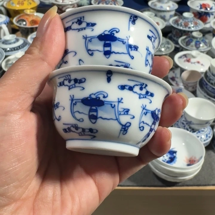 景德镇手工手绘杯