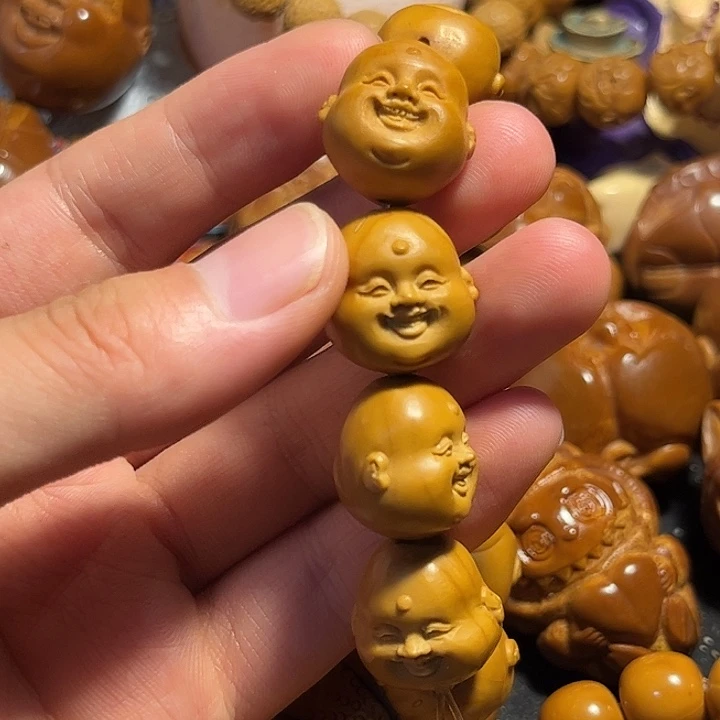 橄榄核手串/手链十分开心