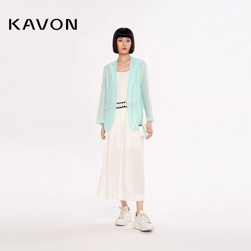 【晨粉专享价】Kavon卡汶薄荷曼波西装外套KL2E626HE