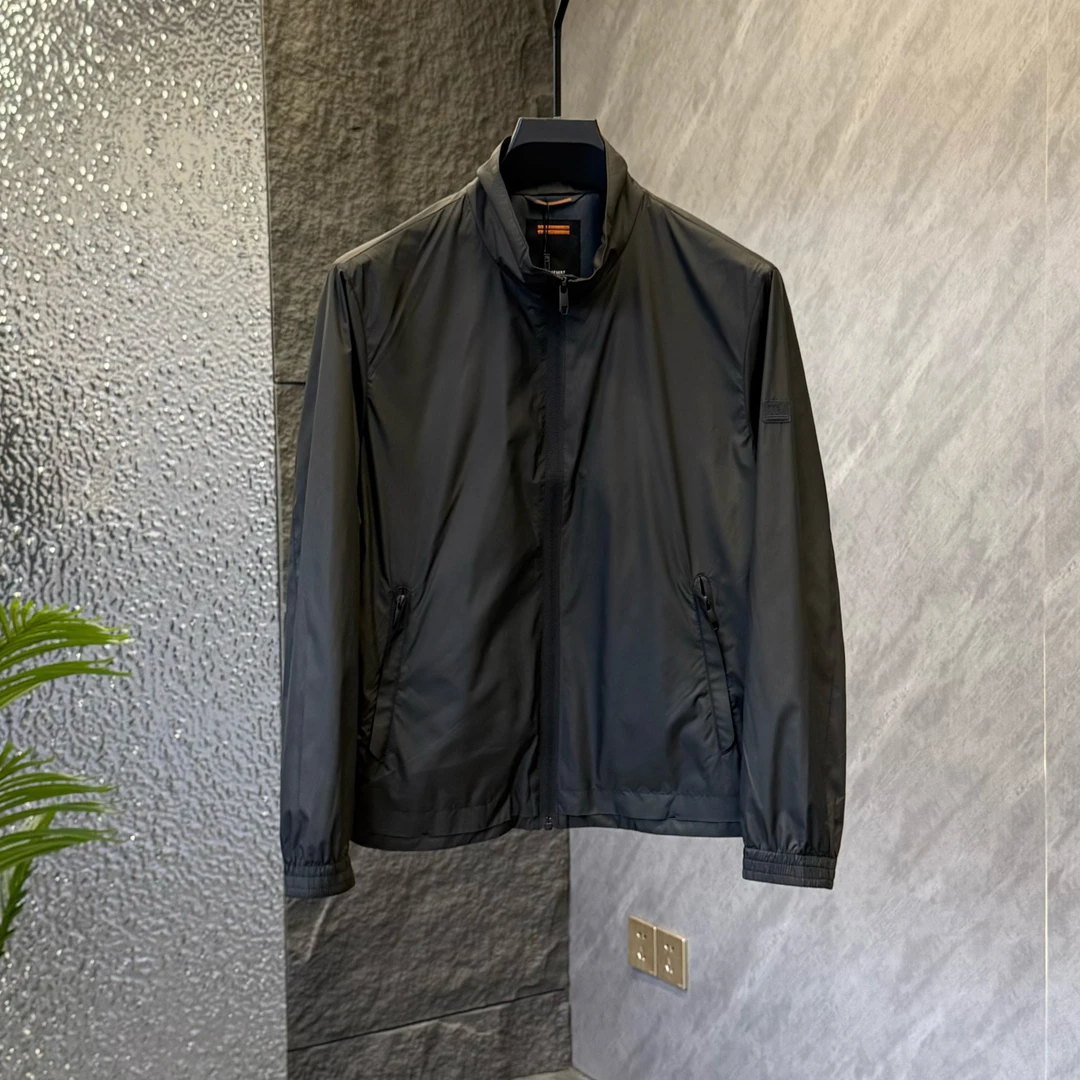 2025【迪赛普澜】新款潮牌男士长袖轻薄立领百搭夹克外套男潮