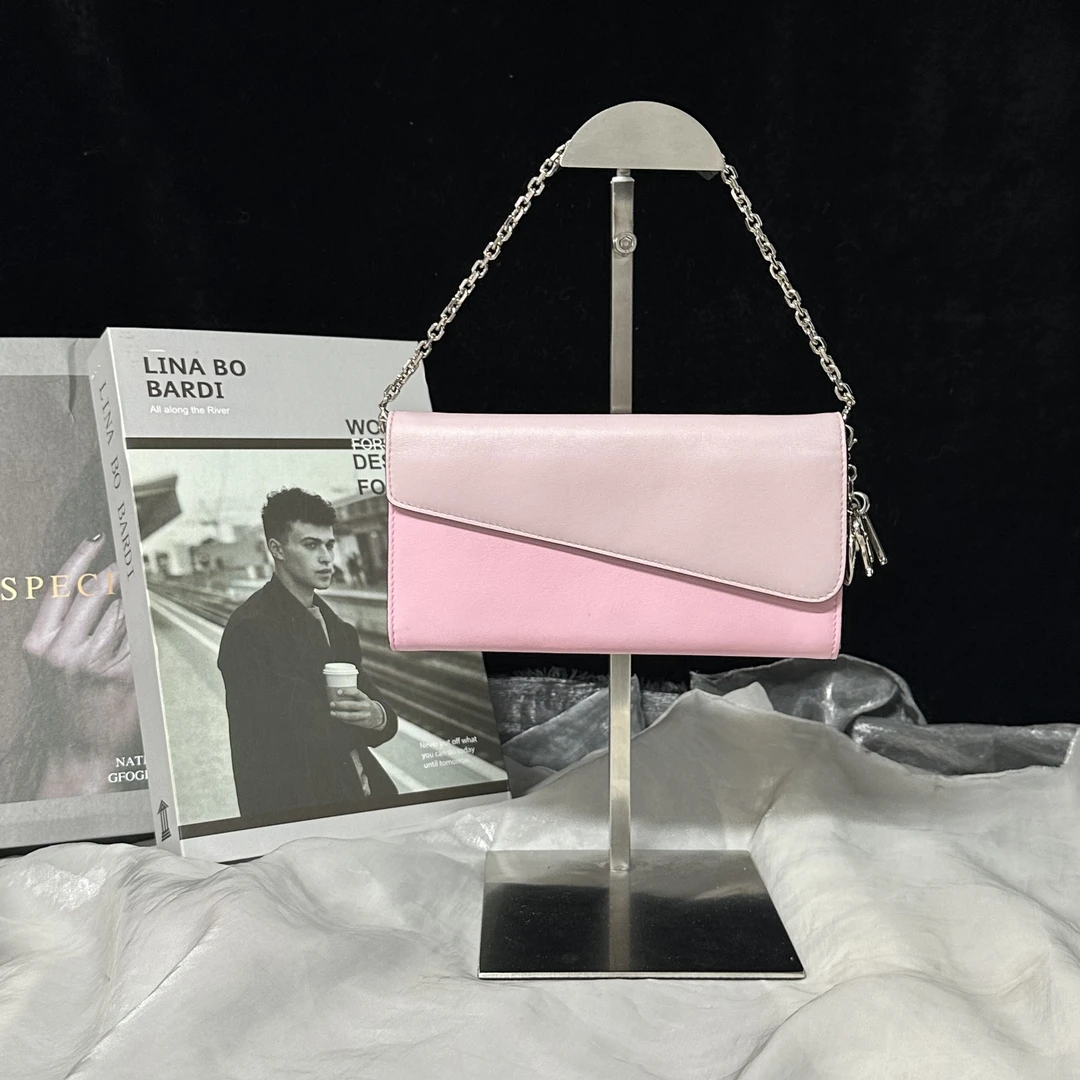95新 DIOR/迪奥 Dior拼色woc手提包