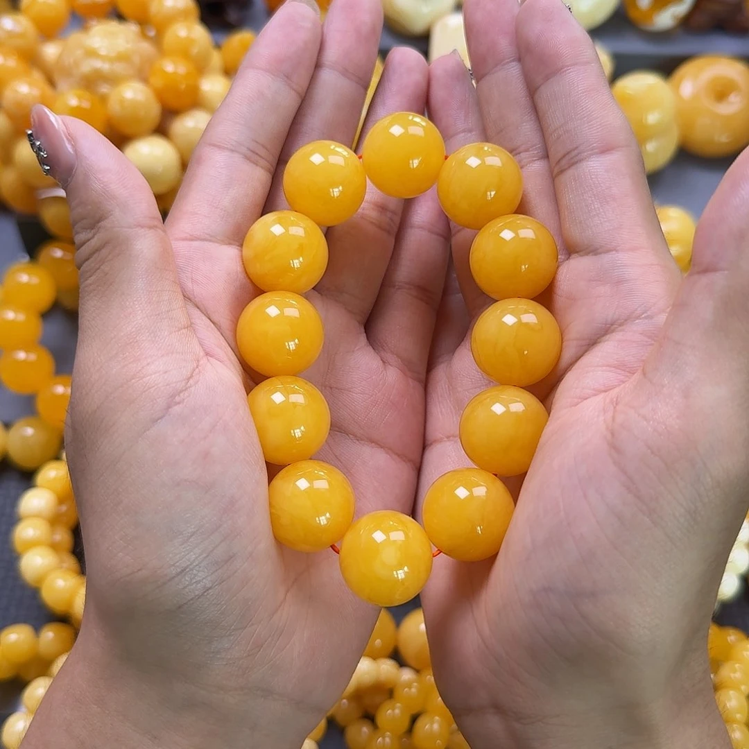 未镶嵌蜜蜡珠宝奇石同料20mm